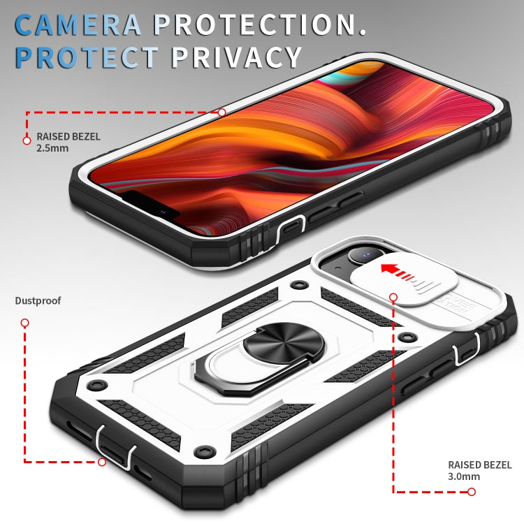 Sliding Camera Cover Design TPU + PC Protective Case with 360 Degree... (iPhone 13 mini)