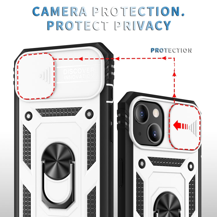 Sliding Camera Cover Design TPU + PC Protective Case with 360 Degree... (iPhone 13 mini)