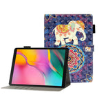 3D Embossing Pattern Horizontal Flip Leather Case with Holder & Card Slots & Wallet, For Galaxy Tab A 8.0 (2019) T290, For Galaxy Tab A 10.1 T580, For Galaxy Tab A 10.1 (2019) T510, For Galaxy Tab S5e T720 For Galaxy Tab A 8.0 (2019) T290 Elephant