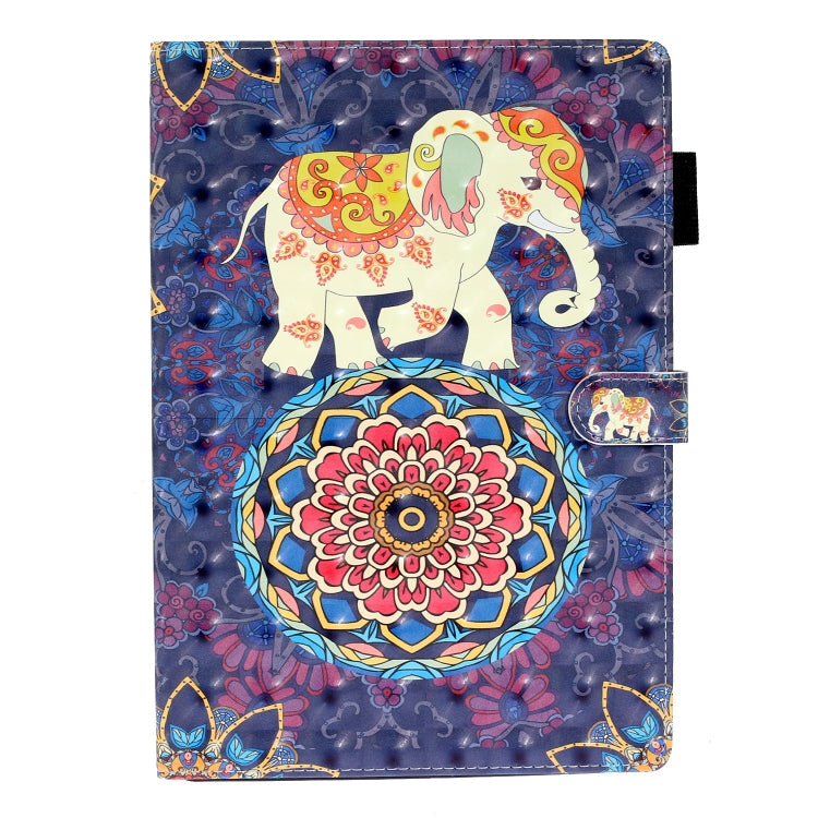 3D Embossing Pattern Horizontal Flip Leather Case with Holder & Card Slots & Wallet, For Galaxy Tab A 8.0 (2019) T290, For Galaxy Tab A 10.1 T580, For Galaxy Tab A 10.1 (2019) T510, For Galaxy Tab S5e T720