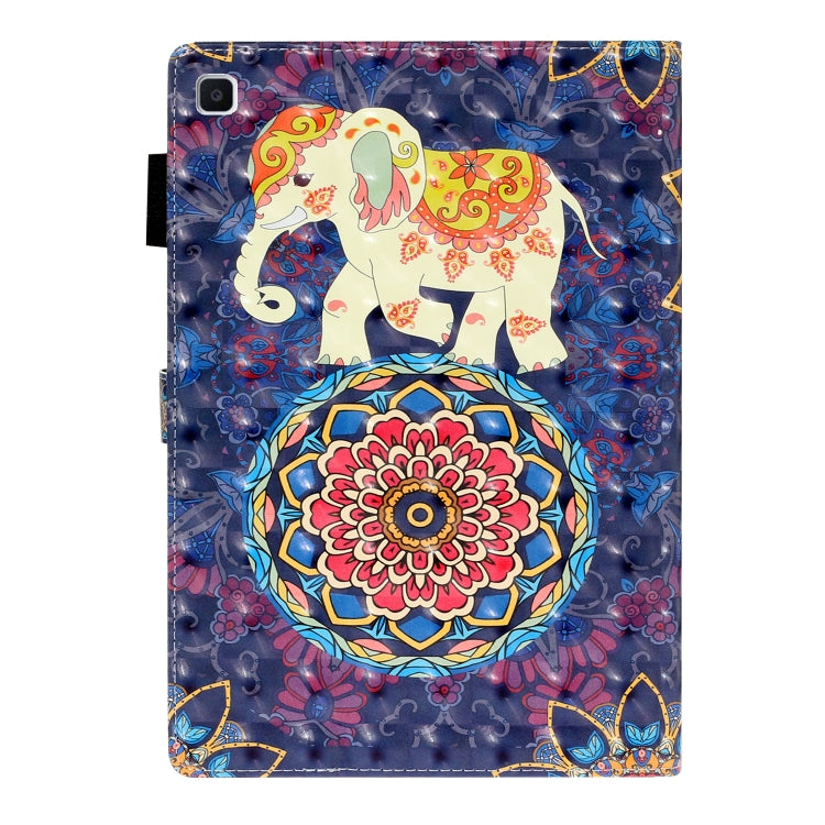 3D Embossing Pattern Horizontal Flip Leather Case with Holder & Card Slots & Wallet, For Galaxy Tab A 8.0 (2019) T290, For Galaxy Tab A 10.1 T580, For Galaxy Tab A 10.1 (2019) T510, For Galaxy Tab S5e T720