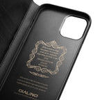 QIALINO Case – Leather (iPhone 13)