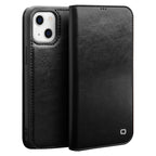 QIALINO Case – Leather (iPhone 13) For iPhone 13 Black