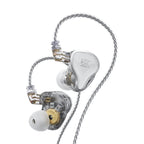 KZ ZAS 16-unit Ring Iron In-ear Wired Earphone,, ZAS Standard Version(White), ZAS Standard Version(Black), ZAS Mic Version(White), ZAS Mic Version(Black) ZAS Standard Version(White) White