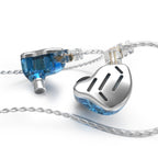 KZ ZAX 16-unit Ring Iron Sport Gaming In-ear Wired Earphone,, ZAX Standard Version(Silver), ZAX Standard Version(Black), ZAX Mic Version(Silver), ZAX Mic Version(Black) ZAX Standard Version(Silver) Silver