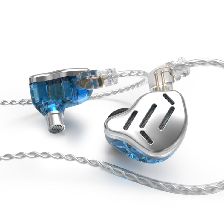 KZ ZAX 16-unit Ring Iron Sport Gaming In-ear Wired Earphone,, ZAX Standard Version(Silver), ZAX Standard Version(Black), ZAX Mic Version(Silver), ZAX Mic Version(Black) ZAX Standard Version(Silver) Silver