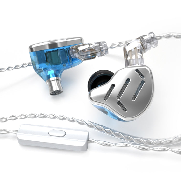 KZ ZAX 16-unit Ring Iron Sport Gaming In-ear Wired Earphone,, ZAX Standard Version(Silver), ZAX Standard Version(Black), ZAX Mic Version(Silver), ZAX Mic Version(Black) – Durable Build, Easy to Use ZAX Mic Version(Silver) Silver