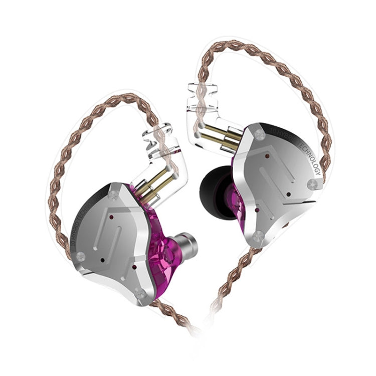 KZ ZS10 Pro 10-unit Ring Iron Gaming In-ear Wired Earphone,, ZS10 Pro Standard Version(Purple), ZS10 Pro Mic Version(Black), ZS10 Pro Standard Version(Diamond Blue), ZS10 Pro Mic Version(Blue), ZS10 Pro Mic Version(Streamer Blue)                       ...