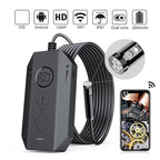 Y17 5MP 12mm Dual-lens HD Autofocus WiFi Industrial Digital Endoscope Zoomable Snake Camera, 3.5m Hard Cable, 5m Hard Cable, 10m Hard Cable – Waterproof
