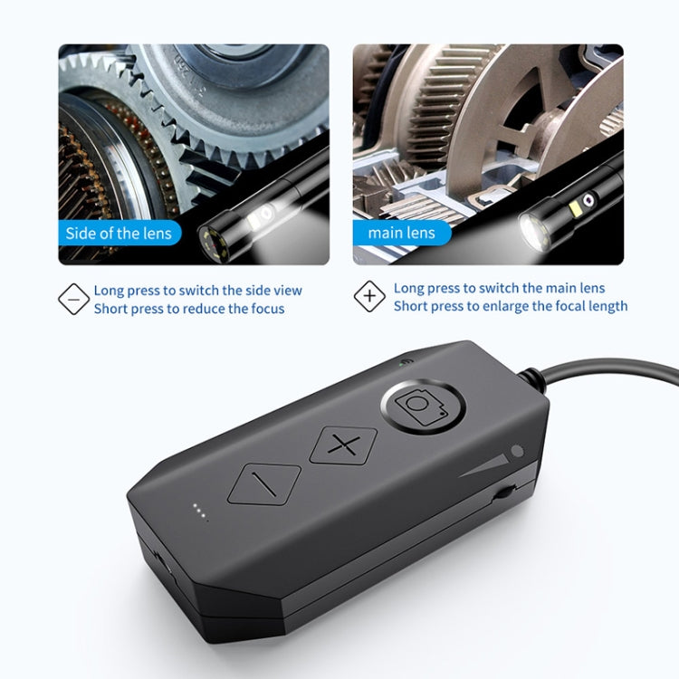 Y17 5MP 12mm Dual-lens HD Autofocus WiFi Industrial Digital Endoscope Zoomable Snake Camera, 3.5m Hard Cable, 5m Hard Cable, 10m Hard Cable – Waterproof