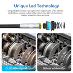Y17 5MP 12mm Dual-lens HD Autofocus WiFi Industrial Digital Endoscope Zoomable Snake Camera, 3.5m Hard Cable, 5m Hard Cable, 10m Hard Cable – Waterproof