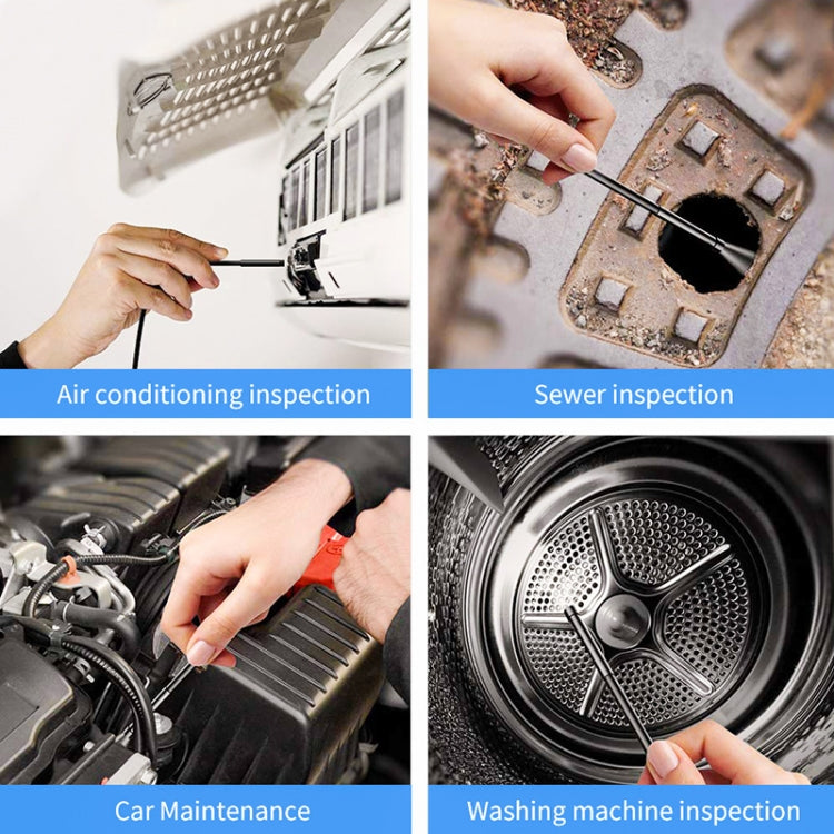 Y17 5MP 12mm Dual-lens HD Autofocus WiFi Industrial Digital Endoscope Zoomable Snake Camera, 3.5m Hard Cable, 5m Hard Cable, 10m Hard Cable – Waterproof