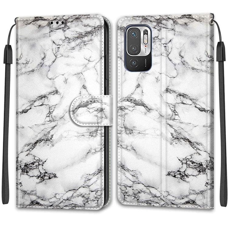 Voltage Coloured Drawing Magnetic Clasp Horizontal Flip PU Leather Case with Holder & Card Slots – Magnetic, Card Slot, Flip, For Xiaomi Redmi Note 10 5G