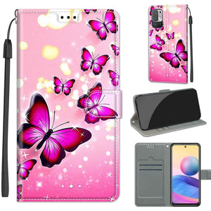 C03 Gradient Pink Flying Butterflies