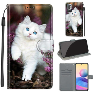 C08 Flower Bush Big White Cat