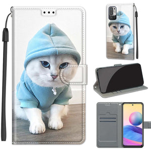 C15 Blue Sweater White Cat