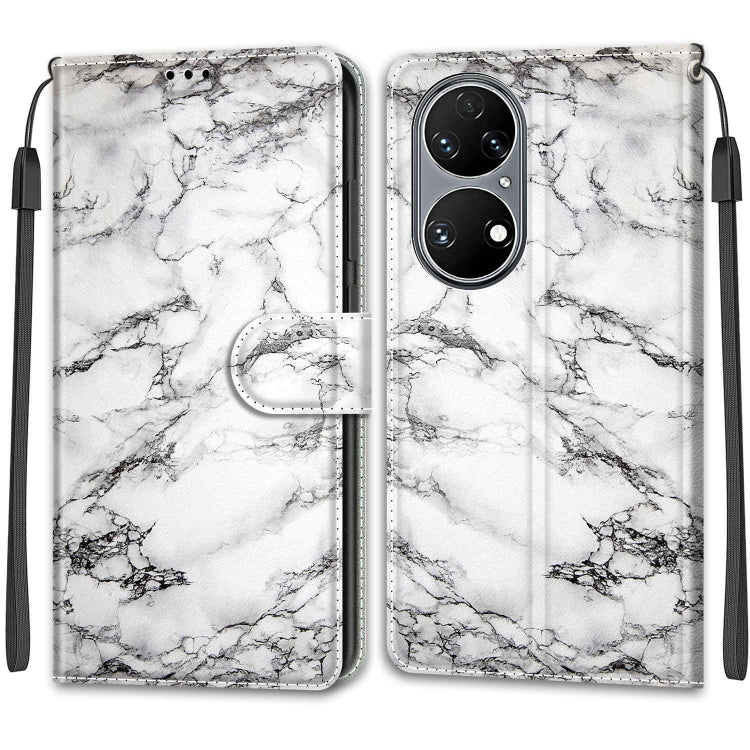Voltage Coloured Drawing Magnetic Clasp Horizontal Flip PU Leather Case with Holder & Card Slots – Magnetic, Card Slot, Flip, For Huawei P50