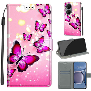 C03 Gradient Pink Flying Butterflies