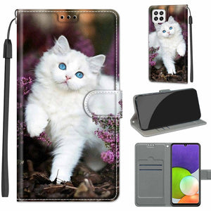 C08 Flower Bush Big White Cat