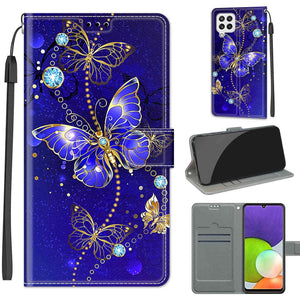 C11 Blue Golden Chain Butterflies