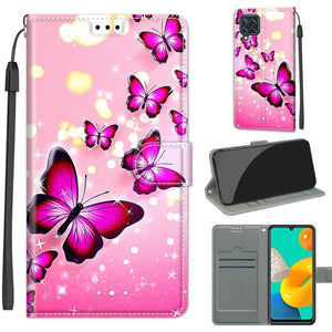 C03 Gradient Pink Flying Butterflies