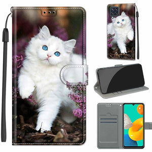 C08 Flower Bush Big White Cat