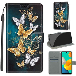 C20 Gold Silver Flying Butterflies