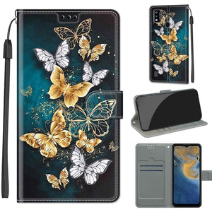 C20 Gold Silver Flying Butterflies