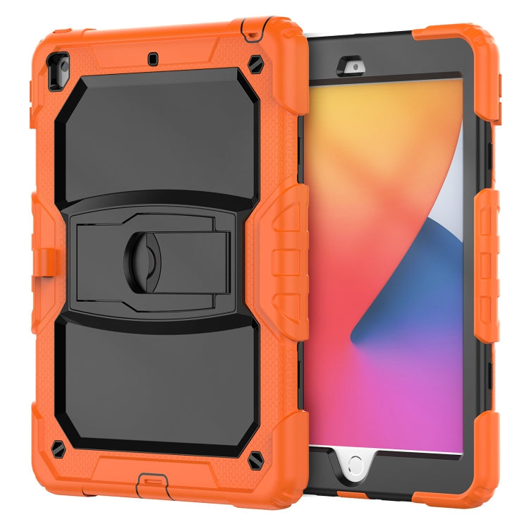 Shockproof Colorful Silica Gel + PC Protective Case with Holder & Shoulder Strap – Shockproof, For iPad 10.2 2021 / 2020 / 2019, For Samsung Galaxy A7 Lite T220 / T225