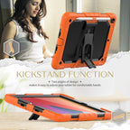 Shockproof Colorful Silica Gel + PC Protective Case with Holder & Shoulder Strap – Shockproof, For iPad 10.2 2021 / 2020 / 2019, For Samsung Galaxy A7 Lite T220 / T225