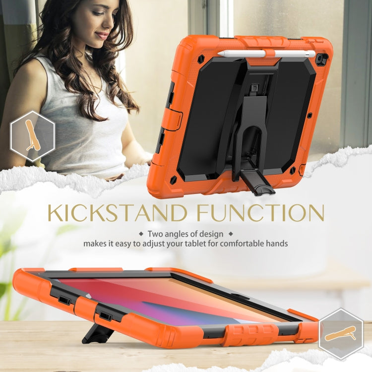 Shockproof Colorful Silica Gel + PC Protective Case with Holder & Shoulder Strap – Shockproof, For iPad 10.2 2021 / 2020 / 2019, For Samsung Galaxy A7 Lite T220 / T225