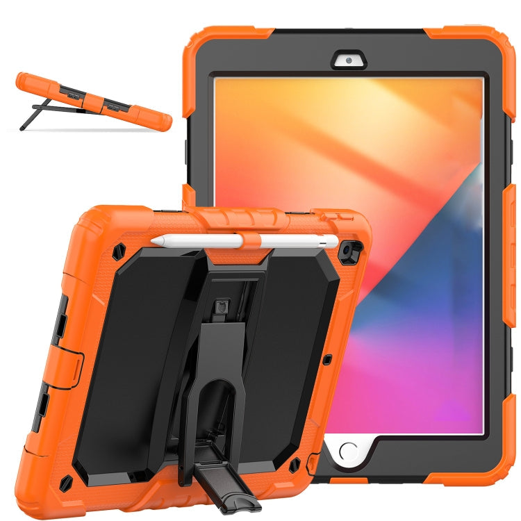 Shockproof Colorful Silica Gel + PC Protective Case with Holder & Shoulder Strap – Shockproof, For iPad 10.2 2021 / 2020 / 2019, For Samsung Galaxy A7 Lite T220 / T225