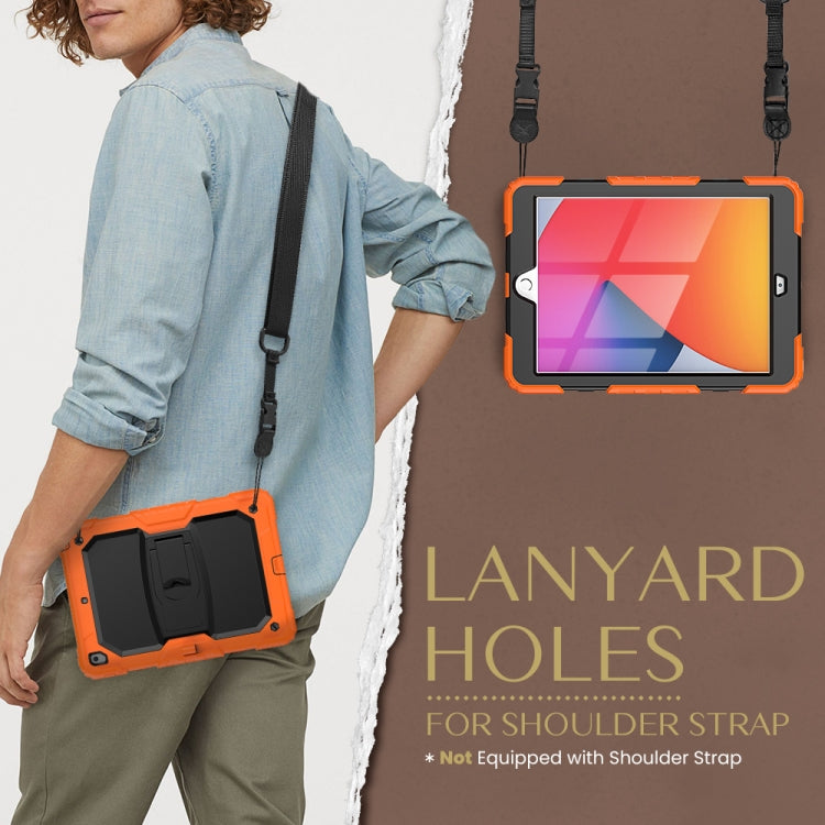 Shockproof Colorful Silica Gel + PC Protective Case with Holder & Shoulder Strap – Shockproof, For iPad 10.2 2021 / 2020 / 2019, For Samsung Galaxy A7 Lite T220 / T225