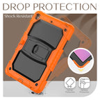 Shockproof Colorful Silica Gel + PC Protective Case with Holder & Shoulder Strap – Shockproof, For iPad 10.2 2021 / 2020 / 2019, For Samsung Galaxy A7 Lite T220 / T225