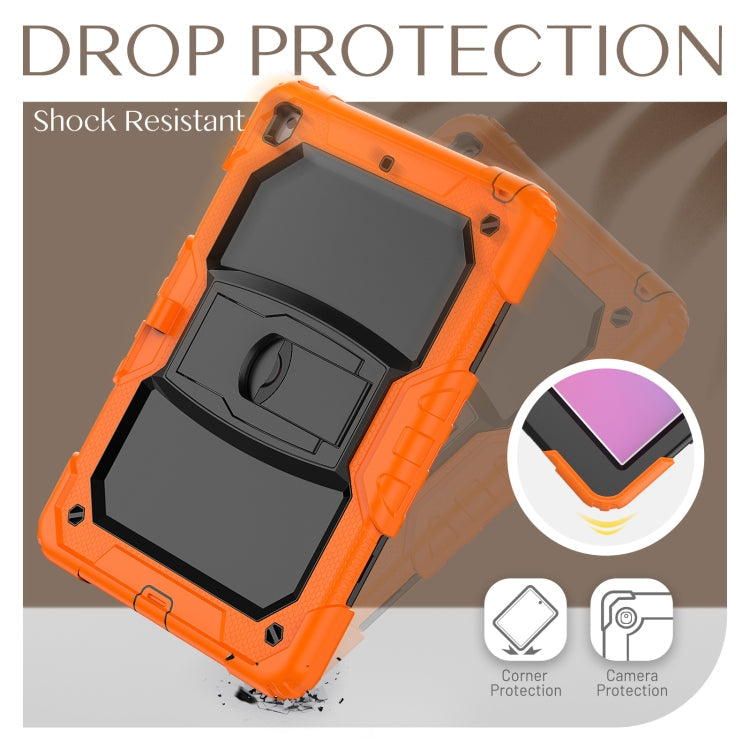 Shockproof Colorful Silica Gel + PC Protective Case with Holder & Shoulder Strap – Shockproof, For iPad 10.2 2021 / 2020 / 2019, For Samsung Galaxy A7 Lite T220 / T225