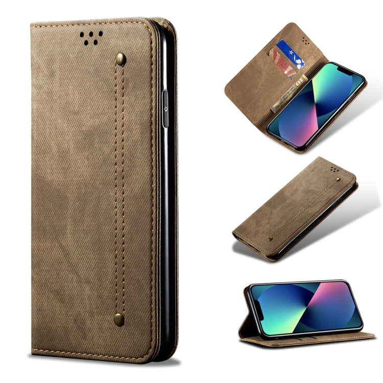 Case – Leather (iPhone 13) #6 For iPhone 13 Mini Khaki