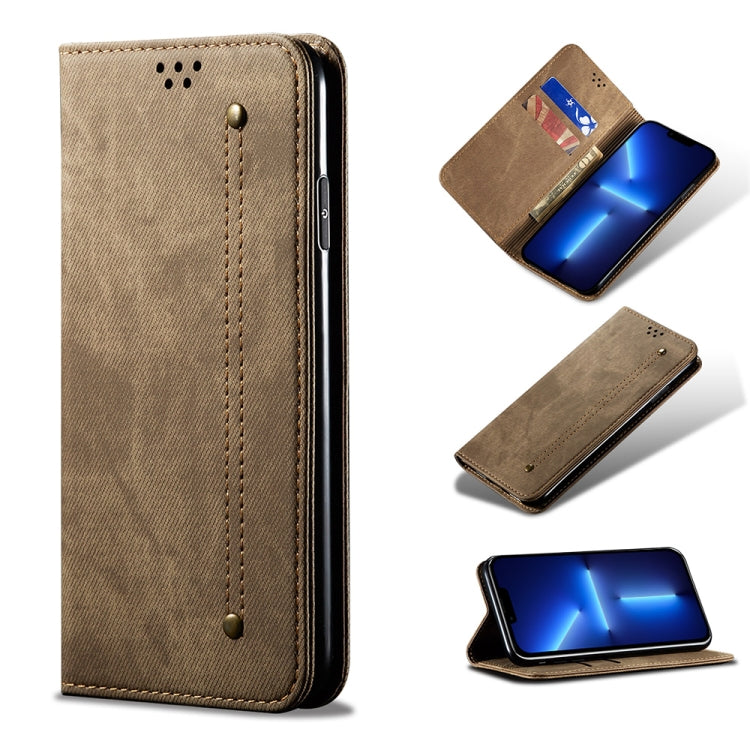 Case – Leather (iPhone 13) #6 For iPhone 13 Pro Khaki