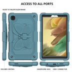 Pure Color PC + Silicone Anti-drop Protective Case with Butterfly Shape Holder & Pen Slot – Durable Build, Easy to Use, For Samsung Galaxy Tab A7 Lite 8.7 SM-T220 / SM-T225