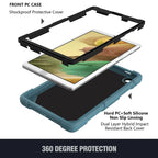 Pure Color PC + Silicone Anti-drop Protective Case with Butterfly Shape Holder & Pen Slot – Durable Build, Easy to Use, For Samsung Galaxy Tab A7 Lite 8.7 SM-T220 / SM-T225