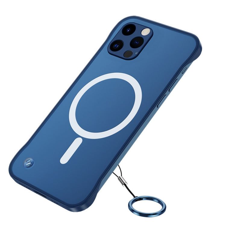 Frosted Soft Four-corner Shockproof Magsafe Case – Shockproof, For iPhone 13 mini, For iPhone 13 Pro Max For iPhone 13 Pro Max Blue