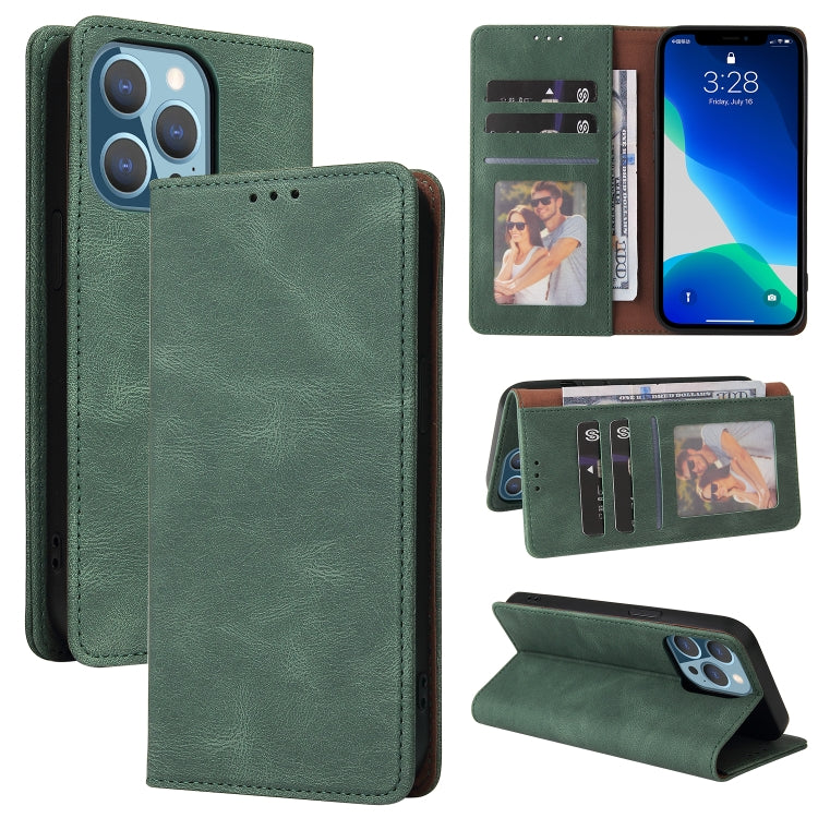 Case – Leather (iPhone 13 Pro Max) #5 For iPhone 13 Pro Max Green