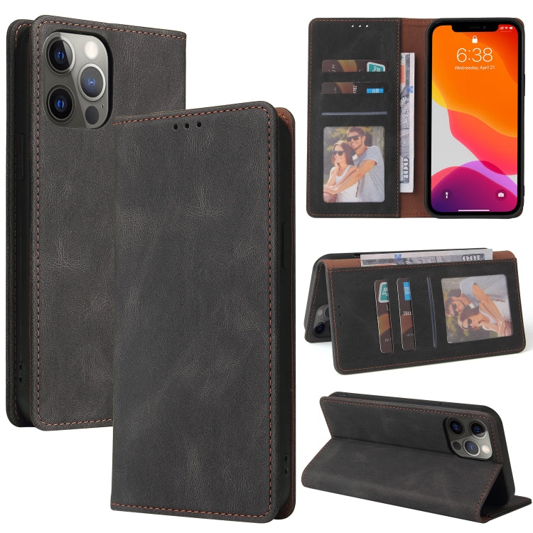 Case – Leather (iPhone 13 Pro Max) #5 For iPhone 12 Pro Max Black