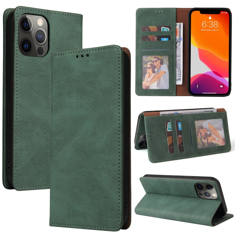 Case – Leather (iPhone 13 Pro Max) #5 For iPhone 12 Pro Max Green