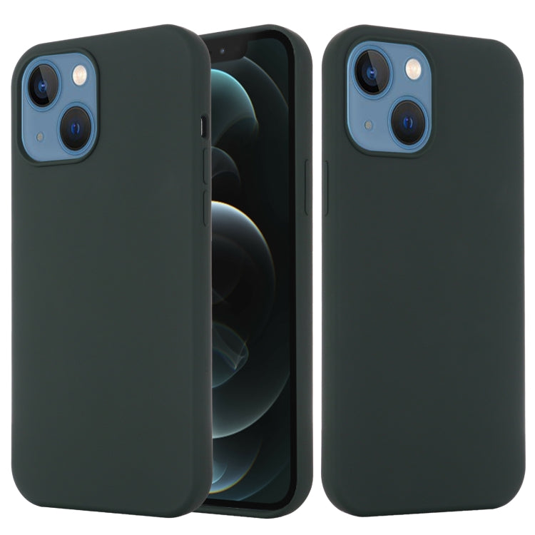 Case – Shockproof, Silicone, Magnetic (iPhone 13 mini) For iPhone 13 mini Dark Green
