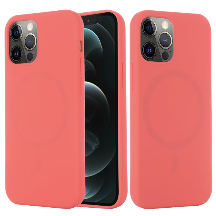 Case – Shockproof, Silicone, Magnetic (iPhone 13 Pro) For iPhone 13 Pro Pink Orange