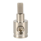 A5659-02 2 PCS Car Large Size Nickel-plated Brass 0GA to 4GA Audio Terminal Block, A5659-02 A5659-02
