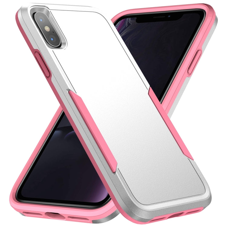 Pioneer Armor Heavy Duty PC + TPU Shockproof Case, For iPhone XS Max For iPhone XS Max White
