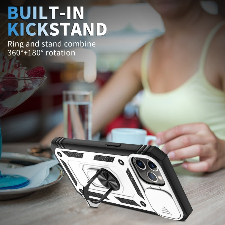 Sliding Camera Cover Design TPU + PC Protective Case with 360 Degree... (iPhone 11 Pro)