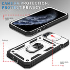 Sliding Camera Cover Design TPU + PC Protective Case with 360 Degree... (iPhone 11 Pro)