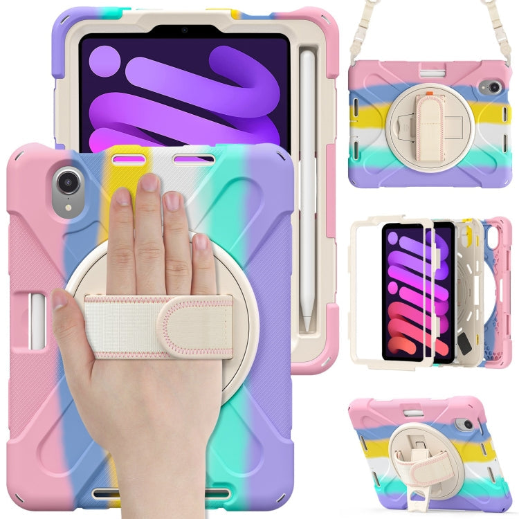 Tablet Case – Silicone (iPad mini 6) For iPad mini 6 mini 2024 Colorful Pink